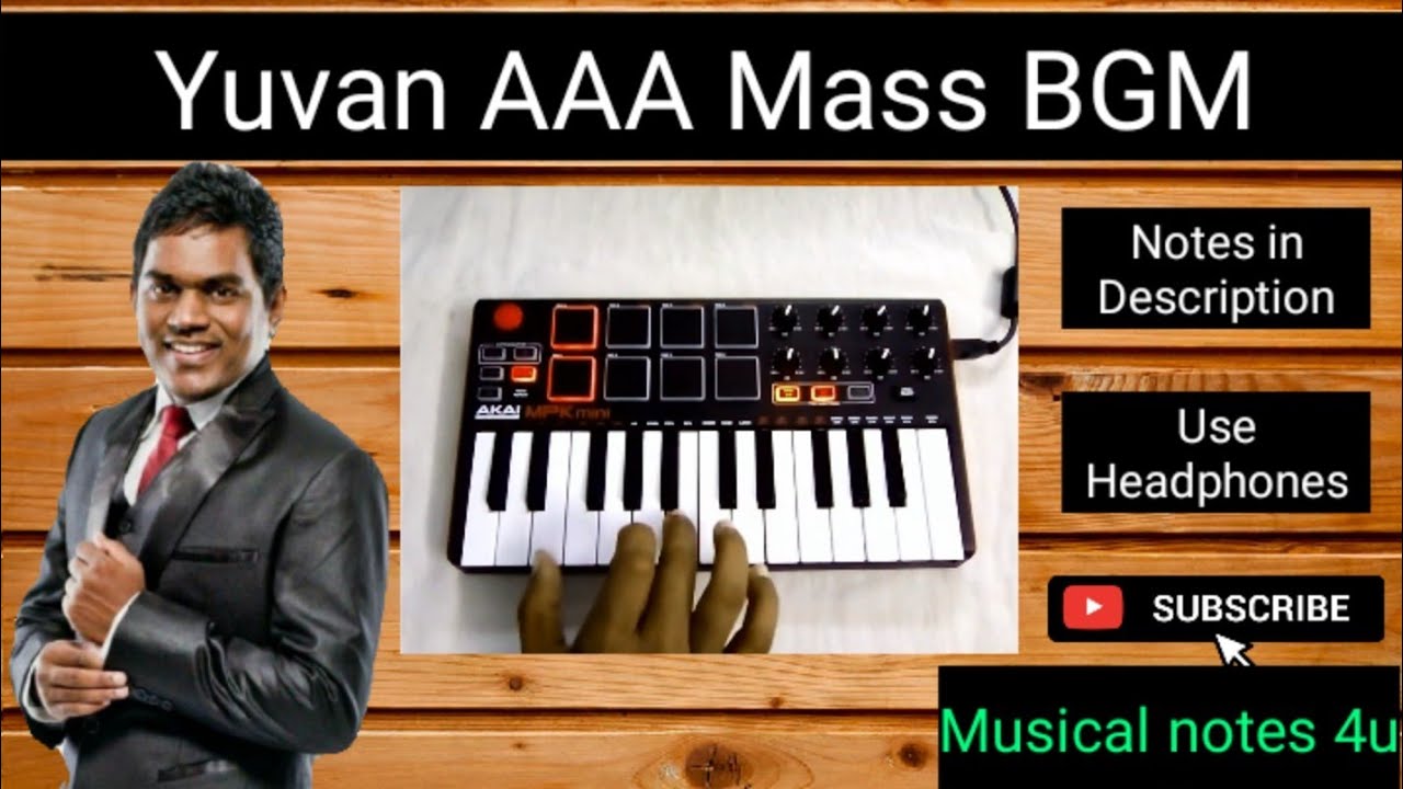 Yuvan Mass AAA theme BGM | Simbu | yuvan | Musical Notes 4U - YouTube