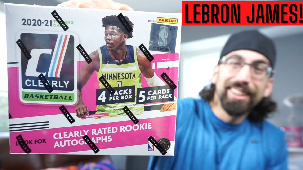 2021 NBA Clearly Donruss Hobby Box Opening | LeBron James Hit! | Clear Cards!