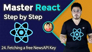 Fetching API Key from News API | Complete React Course in Hindi #24 screenshot 1