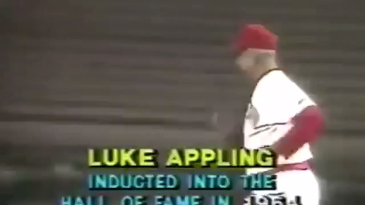 July 19, 1982 75-year-old Luke Appling homers off Warren Spahn - 1st Annual Cracker Jack Old Timers