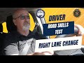 Utah DLD Road Skills Test Mandatory Maneuvers - Right Lane Change