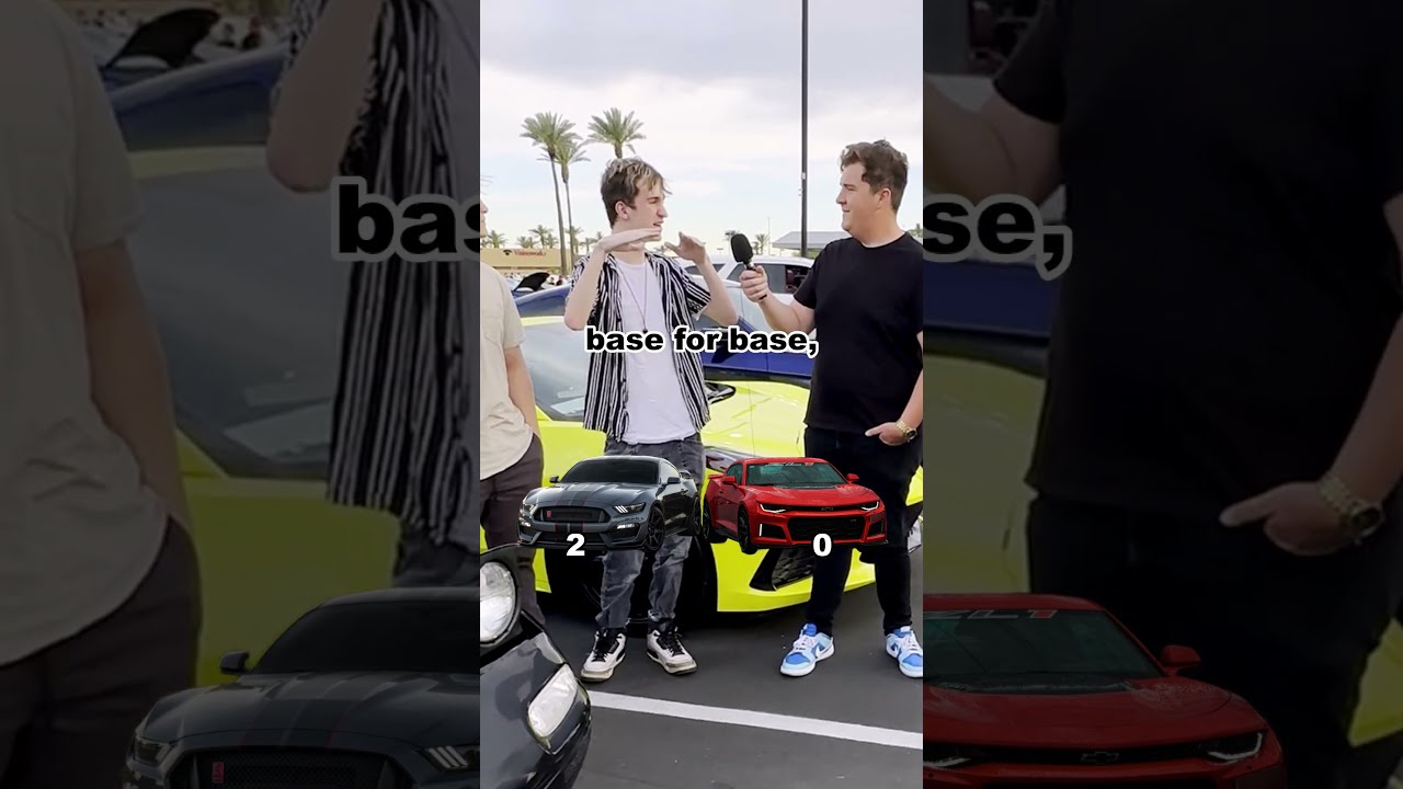Mustang Vs Camaro Pt 1 Shorts Car
