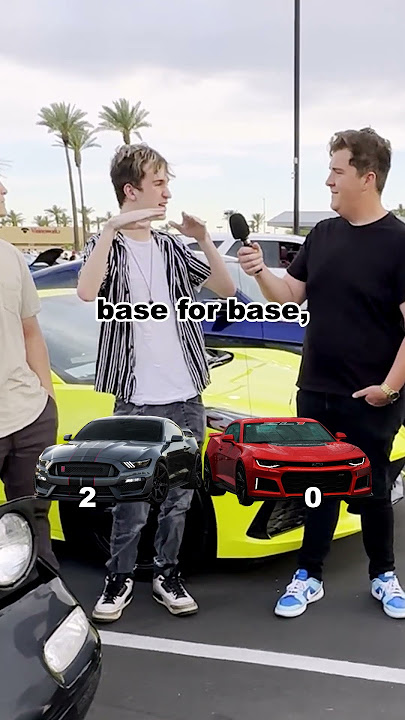 Mustang Vs. Camaro? Pt. 1 #shorts #car