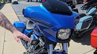 2024 Street Glide In Blue Burst Available At Toledo Harley-Davidson In Perrysburg Ohio