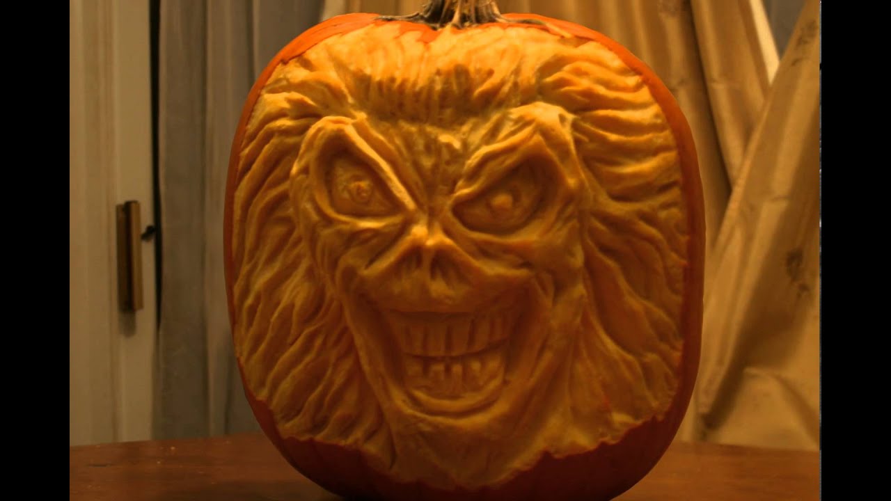 Iron Maiden Pumpkin Carving Patterns