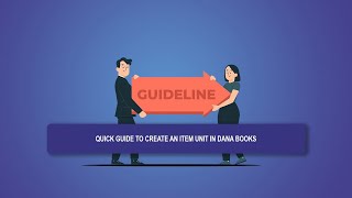 🎥 How to Create an Item Units in Dana Books | Quick Accounting Tutorial