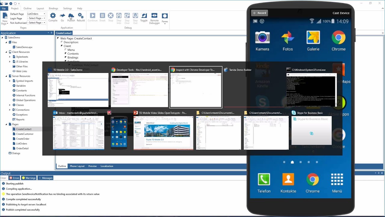 TD Mobile Contacts database access and debugging - YouTube