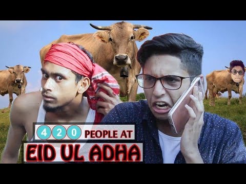 Bangla funny video  Bengali 420 people at EID UL ADHA 