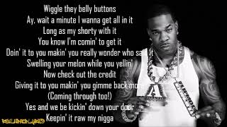 Busta Rhymes - Party Is Goin&#39; on Over Here (Lyrics)