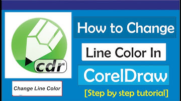 How To Change Line Color In CorelDraw