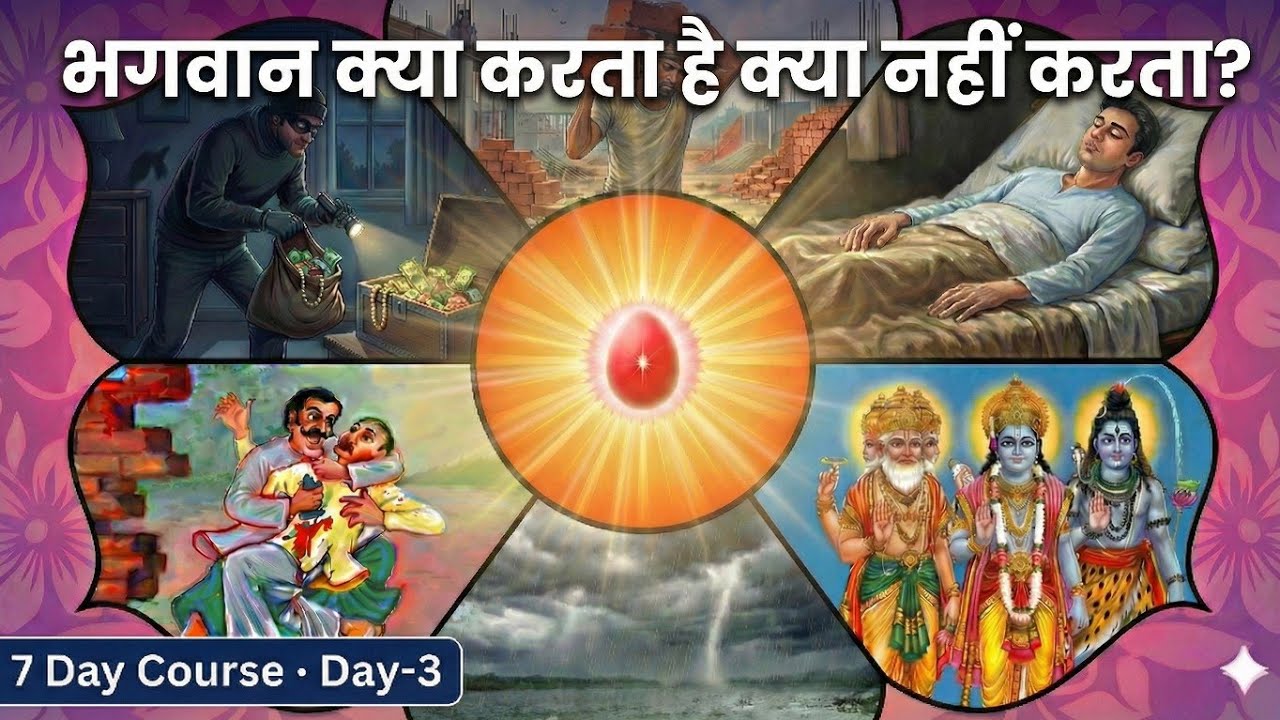 भगवान क्या करता है क्या नहीं करता । परमात्मा के दिव्य कर्तव्य । साप्ताहिक पाठ्यक्रम । #brahmakumaris