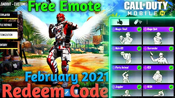 How To Get Free Emotes In COD Mobile | CODM Redeem Code | Redemption Code COD Mobile