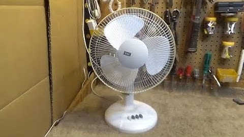 SMC TP121A 12" Oscillating Table/Desk Fan