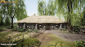 Unreal Engine 4 Medieval Houses Vol2 Modular FPS Walkthrough