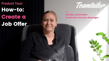 How to: Create a Job Offer