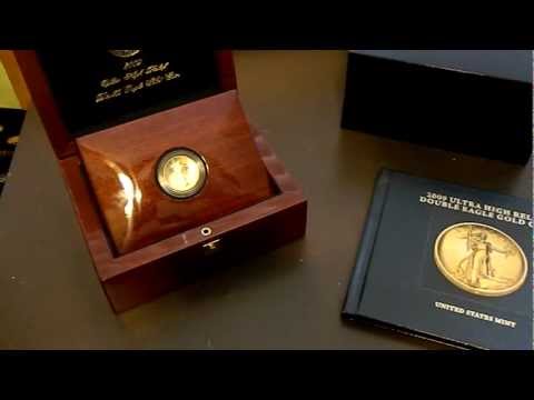 2009 Ultra High Relief Double Eagle Gold Coin St. Gaudens