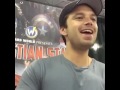 Sebastian Stan at wizard world when a fan spoke to him in Romanian