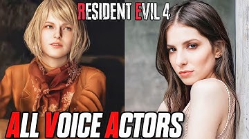 Resident Evil 4 Remake Voice Actors of All Characters | Resident Evil Remake Cast & Its Characters