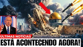 HÁ 5 MINUTO! UM SINAL DE DEUS? A maior tragédia está acontecendo em Jerusalém! O mundo está...