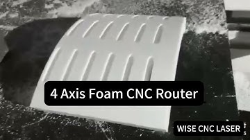 4 axis foam cnc router with 180 degree turning spindle, 4 axis cnc styrofoam milling machine