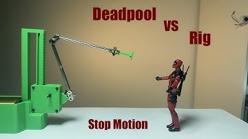 Deadpool vs. Rig – New Lighting Test 🔥 #stopmotion