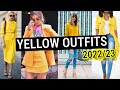 YELLOW Fashion trends 2022/23|HOW to Style Yellow Outfit Summer|2022 fashion trends summer!!