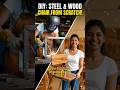 "How I made my own comfort!#HowIMadeIt #DIYProjects #FurnitureMaking #FabricationWork #WomenInTech