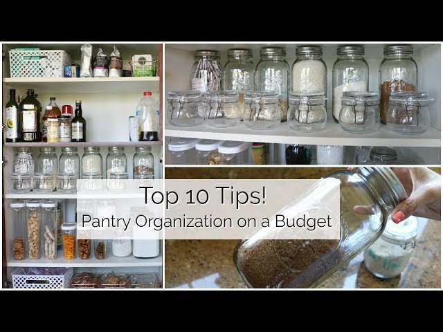 10 Tips to Organize Your Pantry on a Budget