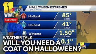 Weather Talk: Will you need a coat on Halloween?