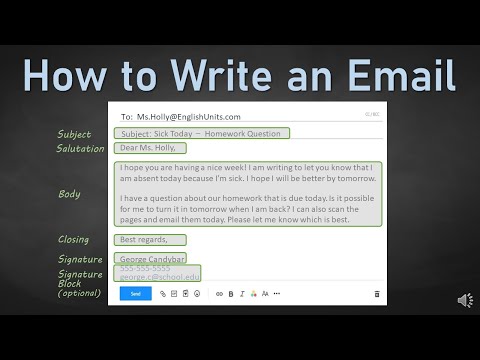 Video: How To Write A Letter To An Email Address: Instructions