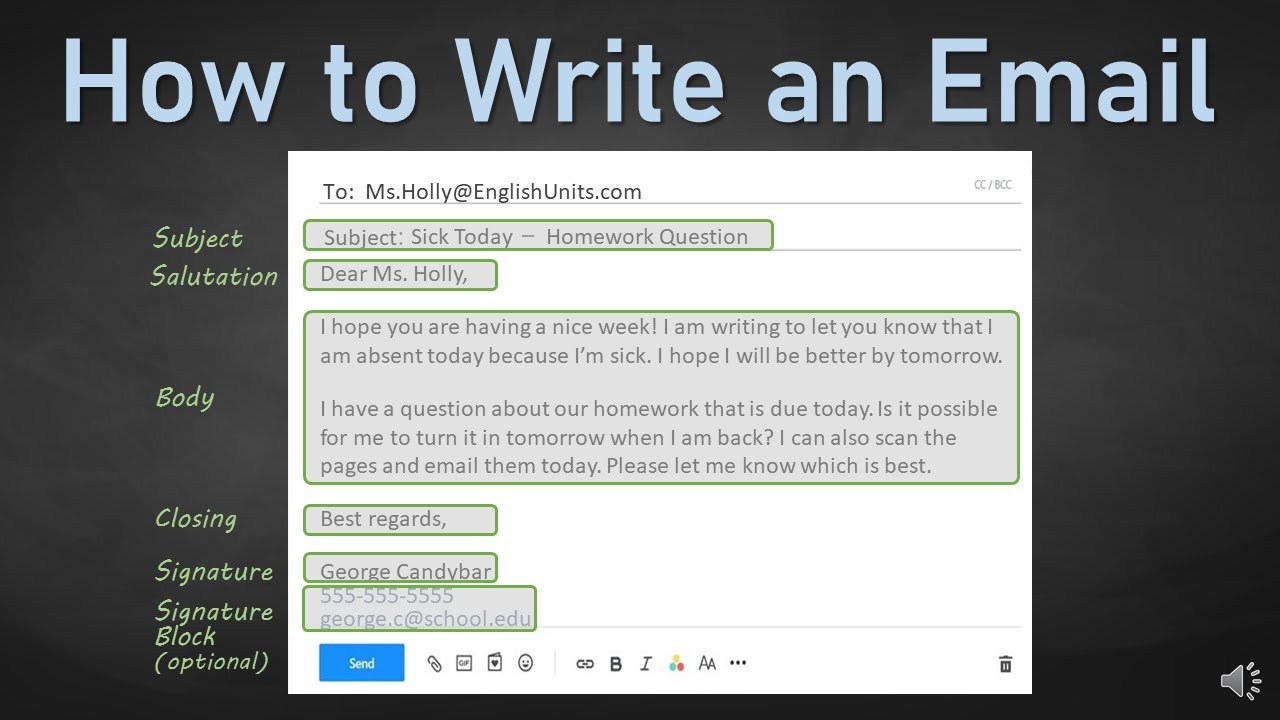 How to Write an Email 