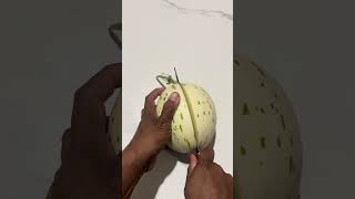 Buah melon dalmatian #melon #buahmelon