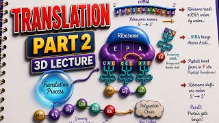 Translation Part 2 Elongation of Protein Synthesis 3D Biology Lecture @NabeelArifBiologist