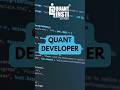 What Is a Quant Developer? | Quick Guide to Quantitative Trading 🚀