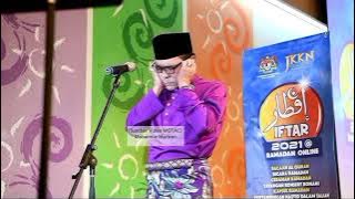 Dato Jamal Abdillah melaungkan azan maghrib berbuka puasa pada Program Iftar 2021 @Ramadan Motac