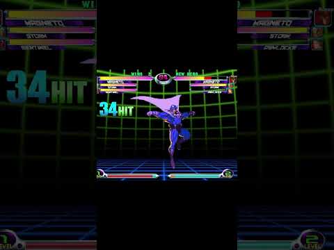 MvC2: Khaos - Magneto + RP Advanced Rushdown 245% Sequence .:10.16.25:.