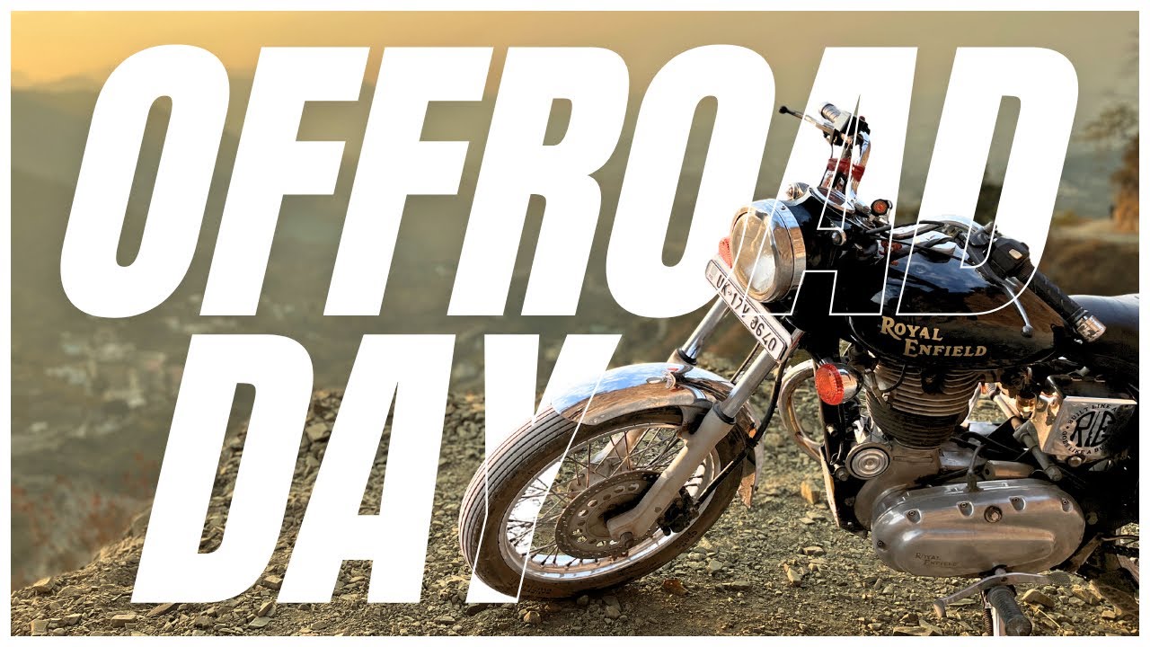 Mountain OFFROAD with Old Royal Enfield 350