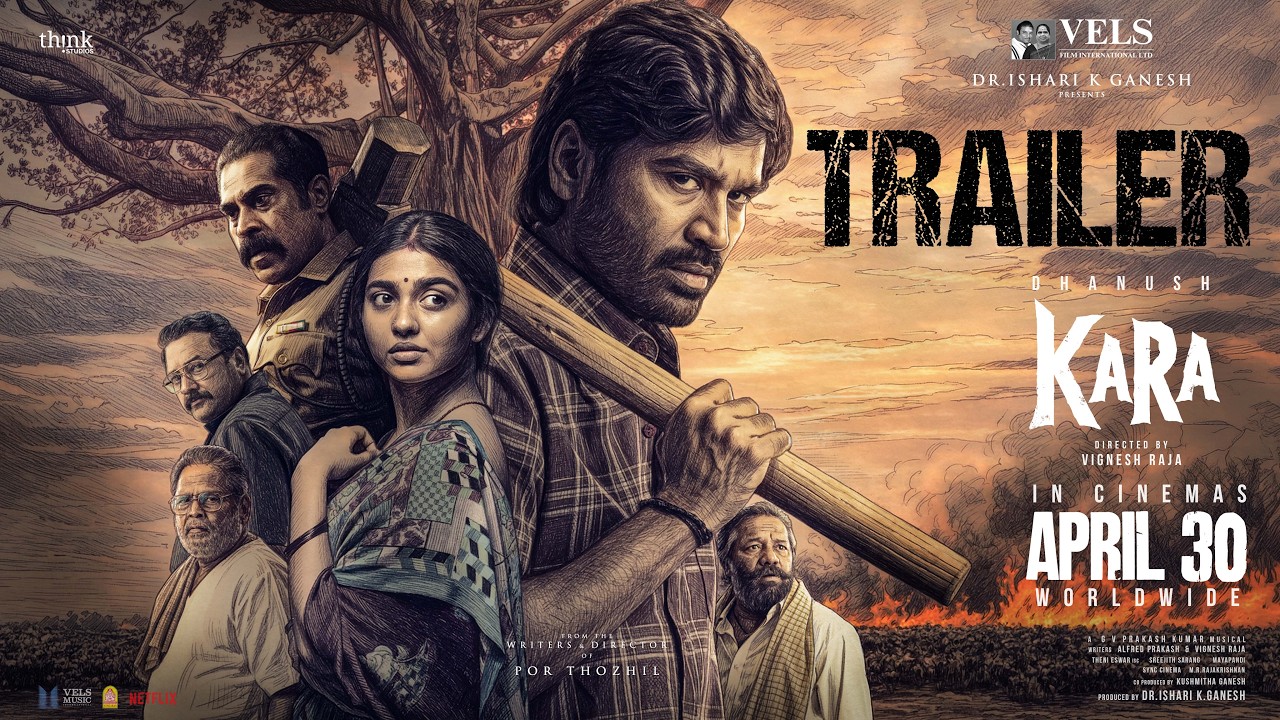 Kara Official Telugu Trailer | Dhanush | Vignesh Raja | GV Prakash | Ishari K. Ganesh | Vels