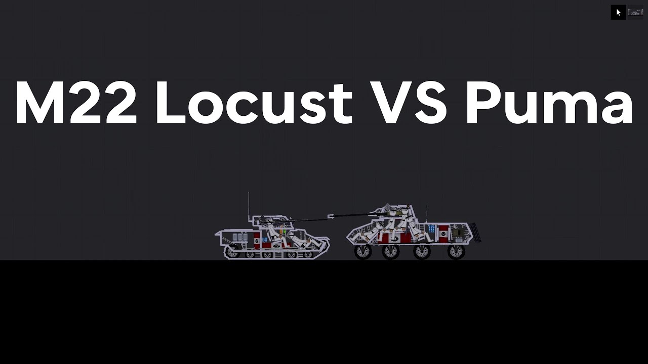 M22 Locust VS Puma | People Playground Tank Battles