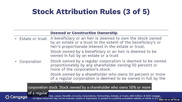 Chapter 6 PowerPoint Lecture   Corporations   Redemptions and Liquidations