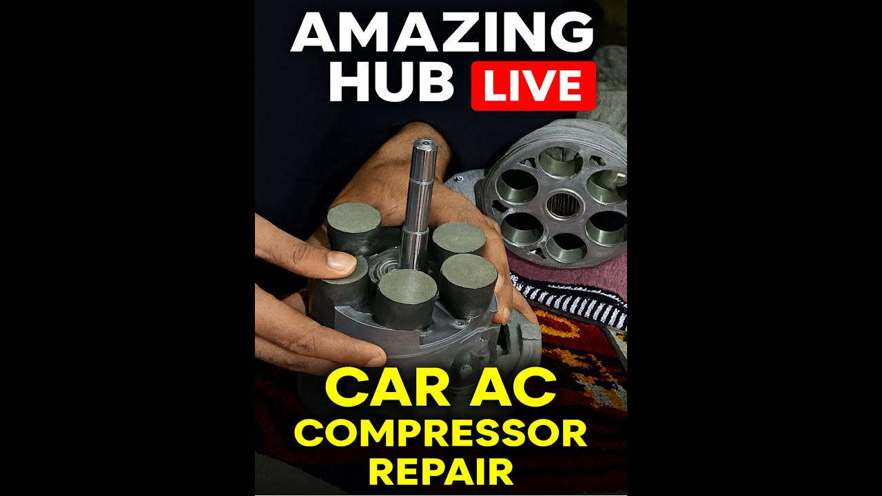 Car AC Compressor Repair Amazing Hub DIY Live - YouTube