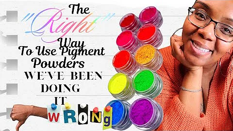 Pigment like a PRO! The Do's and Don'ts of PIGMENT POWDERS-Learn with Me!|The Cure by Kalisa