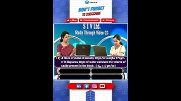 Fluid Pressure || IIT&JEE Questions NO 15 || VIII Class #oaks