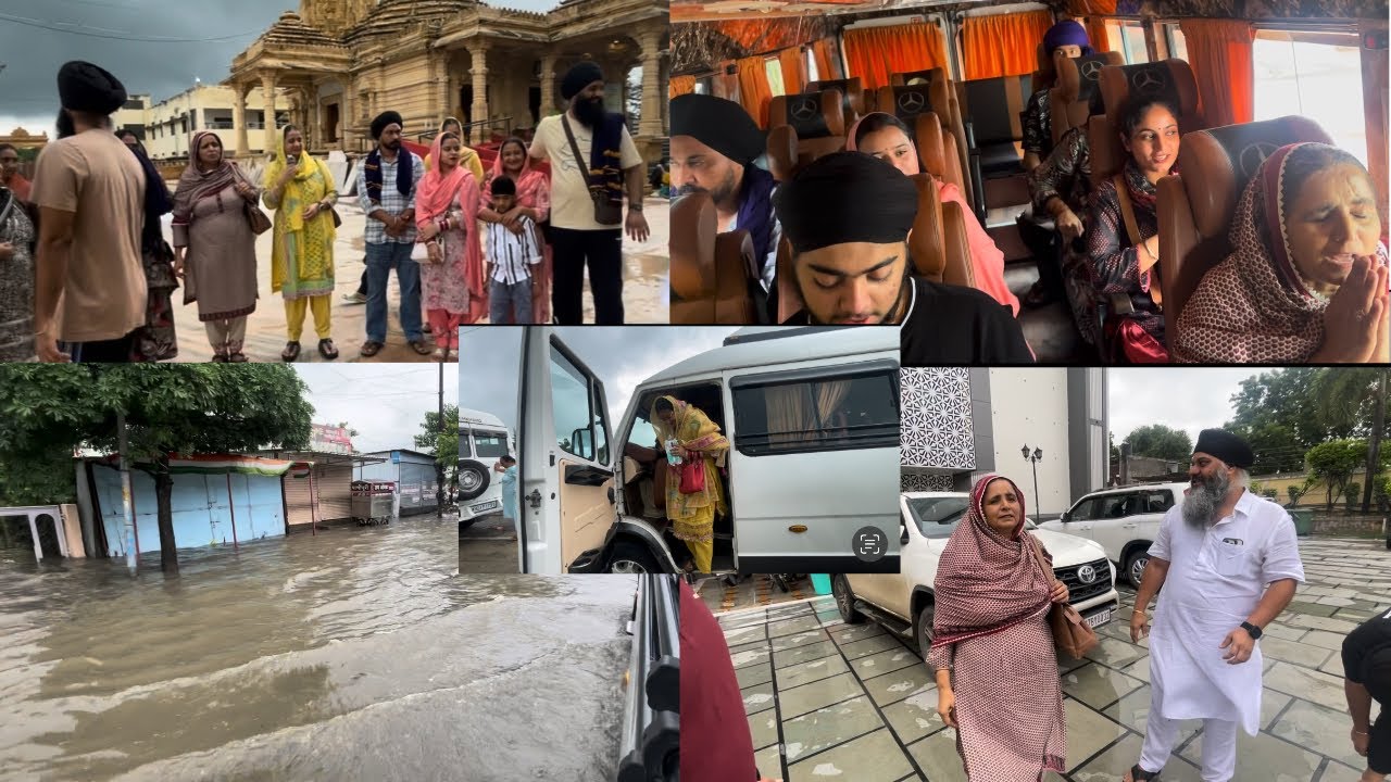 Boht tej meeh vich gye bhagat namdev ji de mandir darshan karn