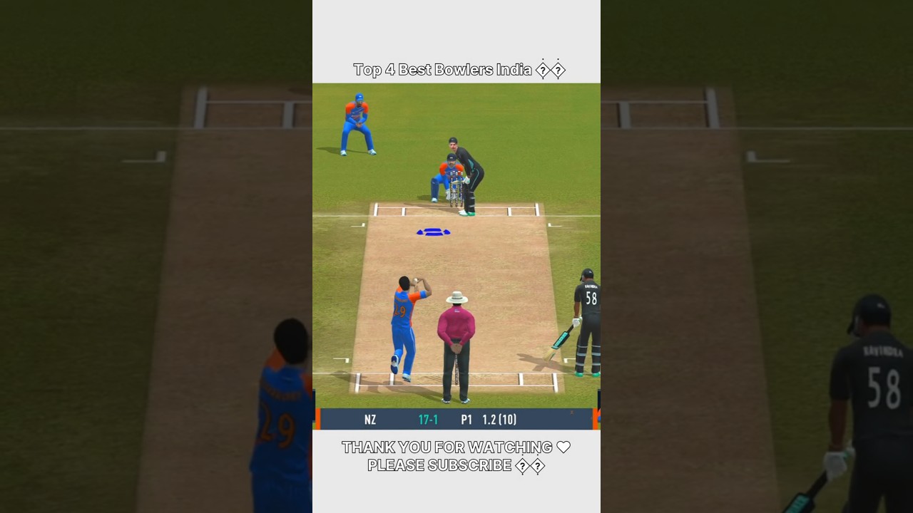 Top 4 Best Bowlers India 😱😎 Real Cricket 24 
