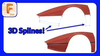 Surface Mastery Part 8  Building Surfaces with 3D Splines | How to Surface Edges and 3D Splines