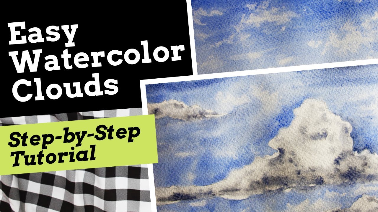 How to Paint Clouds with Watercolor for Beginners - YouTube