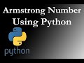 Python Armstrong no while loop