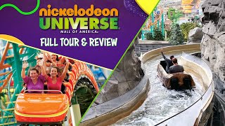Nickelodeon Universe Mall of America Tour & Review | Huge Indoor Theme Park with Multiple Coasters