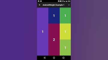 Android layout weight